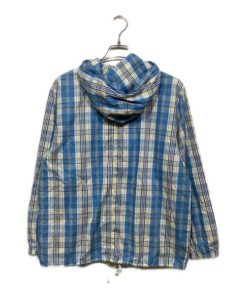 PENDLETON（ペンドルトン）PENDLETON (ペンドルトン) チェックアノラックパーカー スカイブルー サイズ:Sの古着・服飾アイテム