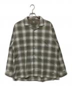 THE NORTH FACEザ ノース フェイス）の古着「ロングスリーブウーリーチェックシャツ　NR62460」｜ベージュ