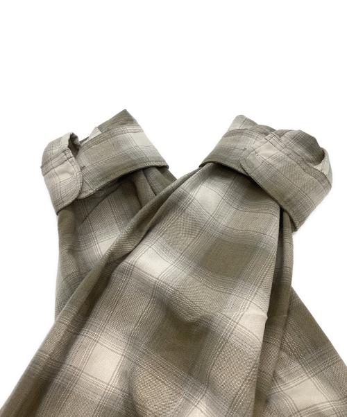 THE NORTH FACE（ザ ノース フェイス）THE NORTH FACE (ザ ノース フェイス) ロングスリーブウーリーチェックシャツ　NR62460 ベージュ サイズ:Lの古着・服飾アイテム