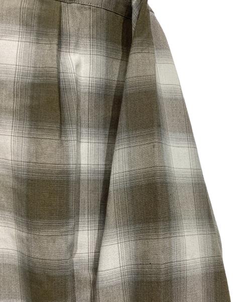 THE NORTH FACE（ザ ノース フェイス）THE NORTH FACE (ザ ノース フェイス) ロングスリーブウーリーチェックシャツ　NR62460 ベージュ サイズ:Lの古着・服飾アイテム