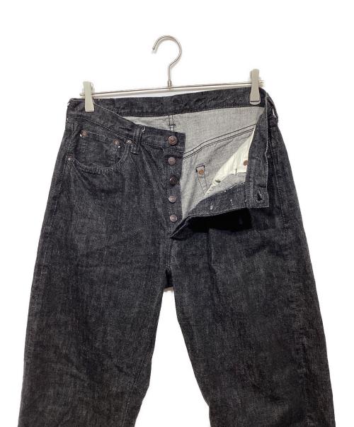 FULLCOUNT（フルカウント）FULLCOUNT (フルカウント) Wide Black Selvedge Denim 0105BK ブラック サイズ:33の古着・服飾アイテム