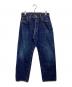 OVER RAIL（オーバーレイル）の古着「セルビッチデニムパンツ　4001」｜インディゴ