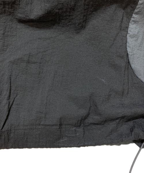 san san gear（サンサンギア）san san gear (サンサンギア) フーデッドナイロンジャケット グレー×ブラック サイズ:1の古着・服飾アイテム