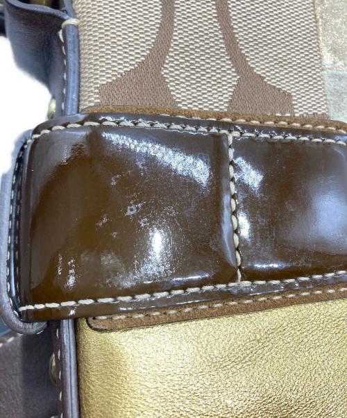 COACH（コーチ）COACH (コーチ) パッチワークショルダーバッグ マルチカラーの古着・服飾アイテム