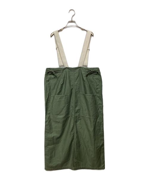 nest Robe（ネストローブ）nest Robe (ネストローブ) バックサテンデッキスカート　01221-1178 オリーブ サイズ:Freeの古着・服飾アイテム