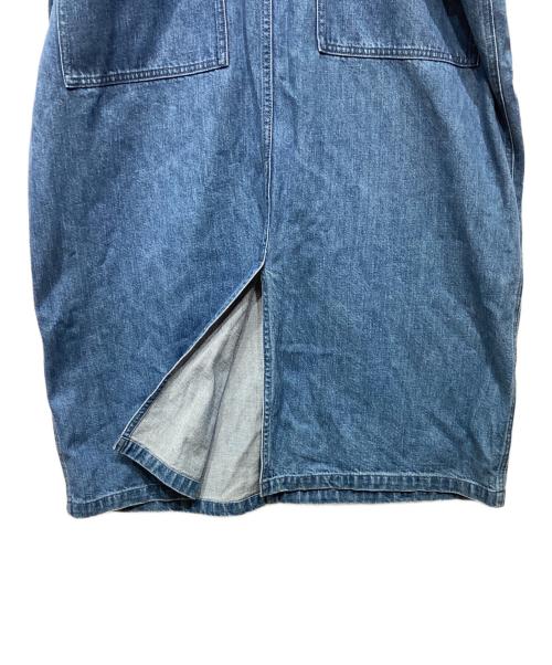nest Robe（ネストローブ）nest Robe (ネストローブ) デニム デッキスカート　01221-1169 インディゴ サイズ:Freeの古着・服飾アイテム