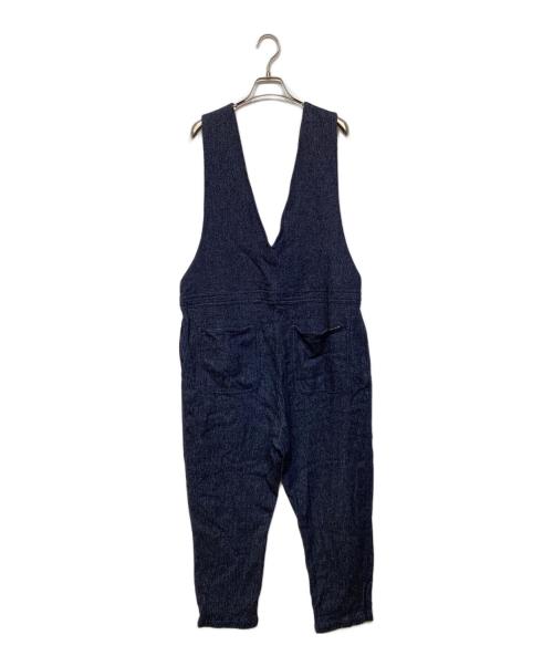 nest Robe（ネストローブ）nest Robe (ネストローブ) ウール混デニムサロペット　01224-1256 インディゴ サイズ:Freeの古着・服飾アイテム