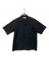 MARKA（マーカ）の古着「TUMBLED WOOL TROPICAL OPEN COLLAR SHIRT」｜ブラック