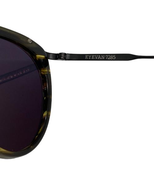 EYEVAN 7285（アイヴァン）EYEVAN 7285 (アイヴァン) サングラス ブラック×イエロー サイズ:48□23-145の古着・服飾アイテム