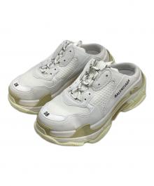 BALENCIAGA（バレンシアガ）の古着「Triple S Mule 755686」｜ホワイト