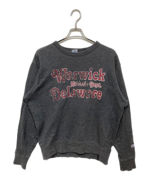 Champion（チャンピオン）Champion (チャンピオン) 復刻　プリントスウェット グレー サイズ:Lの古着・服飾アイテム