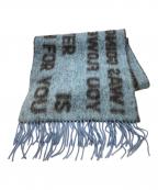 beautiful peopleビューティフルピープル）の古着「from me to you scarf」｜ブルー×ブラック