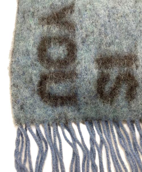 beautiful people（ビューティフルピープル）beautiful people (ビューティフルピープル) from me to you scarf ブルー×ブラック サイズ:- 未使用品の古着・服飾アイテム