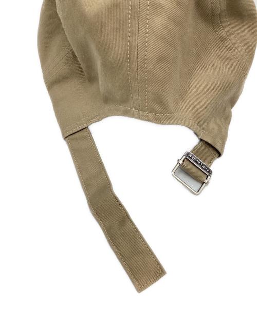 Saint Laurent Paris（サンローランパリ）Saint Laurent Paris (サンローランパリ) エンブロイダリーベースボールキャップ ベージュの古着・服飾アイテム