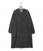IENAイエナ）の古着「ノンミュールジングウールリバーコート　22020900553030　」｜グレー