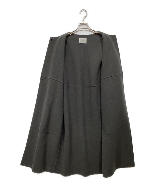 IENA（イエナ）IENA (イエナ) ノンミュールジングウールリバーコート　22020900553030　 グレー サイズ:36の古着・服飾アイテム
