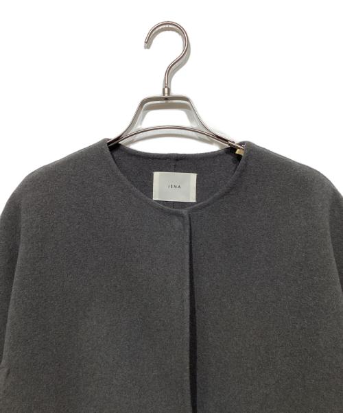 IENA（イエナ）IENA (イエナ) ノンミュールジングウールリバーコート　22020900553030　 グレー サイズ:36の古着・服飾アイテム