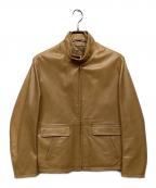 Y.Akamine×BEAMS Fワイアカミネ×ビームスエフ）の古着「ゴートレザージャケット」｜ブラウン
