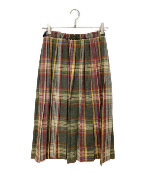 O'NEIL OF DUBLIN（オニールオブダブリン）O'NEIL OF DUBLIN (オニールオブダブリン) チェックラップスカート マルチカラー サイズ:38の古着・服飾アイテム