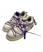 NIKE×OFFWHITEナイキ×オフホワイト）の古着「Dunk Low 1 OF 50 