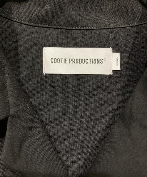 COOTIE PRODUCTIONS（クーティープロダクツ）COOTIE PRODUCTIONS (クーティープロダクツ) T/W Open Collar L/S Shirt（オープン カラー シャツ) ブラック サイズ:Sの古着・服飾アイテム