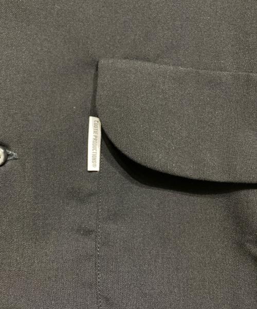 COOTIE PRODUCTIONS（クーティープロダクツ）COOTIE PRODUCTIONS (クーティープロダクツ) T/W Open Collar L/S Shirt（オープン カラー シャツ) ブラック サイズ:Sの古着・服飾アイテム