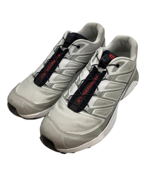 SALOMON（サロモン）SALOMON (サロモン) BEAUTY&YOUTH (ビューティーアンドユース) 別注XT-PATHWAY ローカットスニーカー グレー×ブラック サイズ:27の古着・服飾アイテム