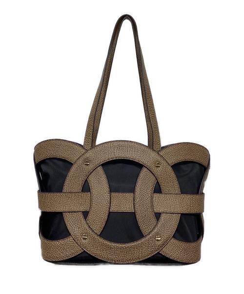 BORBONESE（ボルボネーゼ）BORBONESE (ボルボネーゼ) ALL ROUND SHOPPER MEDIUM 910100520055311 ブラウン 未使用品の古着・服飾アイテム