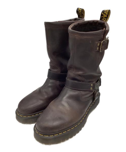 Dr.Martens（ドクターマーチン）Dr.Martens (ドクターマーチン) ANISTONE HI エンジニアブーツ ブラウン サイズ:Uk8の古着・服飾アイテム