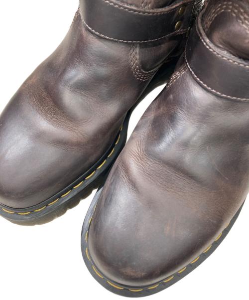 Dr.Martens（ドクターマーチン）Dr.Martens (ドクターマーチン) ANISTONE HI エンジニアブーツ ブラウン サイズ:Uk8の古着・服飾アイテム