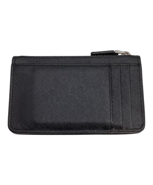 PRADA（プラダ）PRADA (プラダ) SAFFIANO TRIANGOLO カード・コインケース ブラックの古着・服飾アイテム