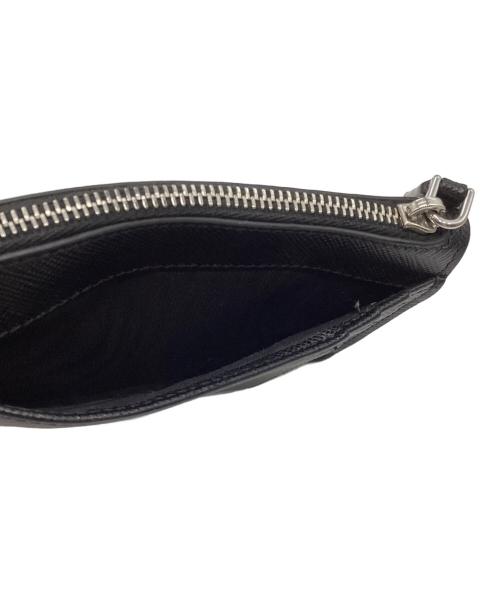 PRADA（プラダ）PRADA (プラダ) SAFFIANO TRIANGOLO カード・コインケース ブラックの古着・服飾アイテム