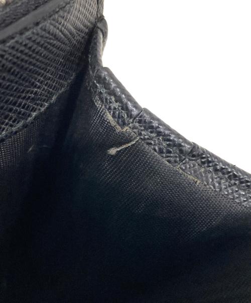 PRADA（プラダ）PRADA (プラダ) SAFFIANO TRIANGOLO カード・コインケース ブラックの古着・服飾アイテム