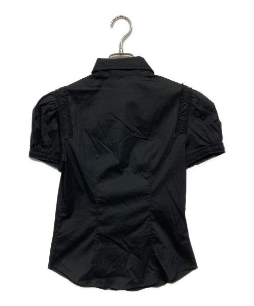 PRADA（プラダ）PRADA (プラダ) ストレッチシャツ ブラック サイズ:40の古着・服飾アイテム