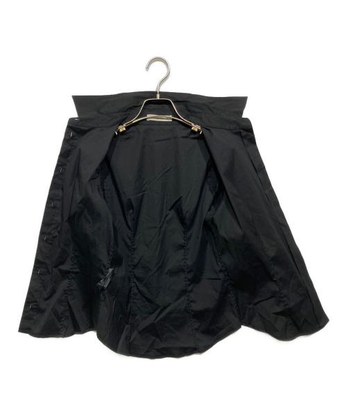 PRADA（プラダ）PRADA (プラダ) ストレッチシャツ ブラック サイズ:40の古着・服飾アイテム