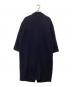 mizuiro-ind (ミズイロインド) ウールブレンドスタンドカラーコート ネイビー サイズ:記載なし：8000円