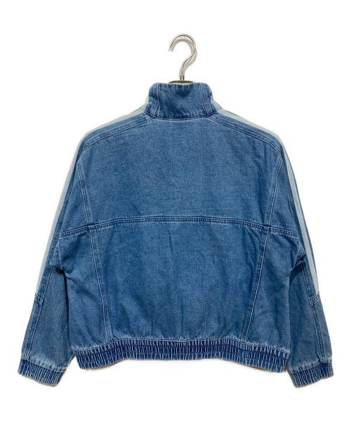 adidas（アディダス）adidas (アディダス) デニムクロップド トラックトップ インディゴ サイズ:Lの古着・服飾アイテム