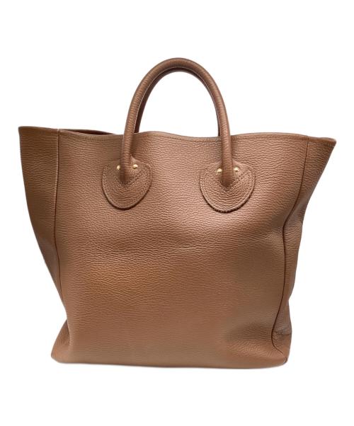 YOUNG & OLSEN The DRYGOODS STORE（ヤングアンドオルセン ザ ドライグッズストア）YOUNG & OLSEN The DRYGOODS STORE (ヤングアンドオルセン ザ ドライグッズストア) レザートートバッグ M ブラウンの古着・服飾アイテム