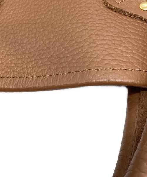 YOUNG & OLSEN The DRYGOODS STORE（ヤングアンドオルセン ザ ドライグッズストア）YOUNG & OLSEN The DRYGOODS STORE (ヤングアンドオルセン ザ ドライグッズストア) レザートートバッグ M ブラウンの古着・服飾アイテム