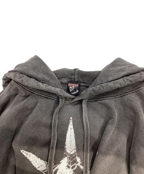 CHRISTIAN FLETCHER（クリスチャンフレッチャー）CHRISTIAN FLETCHER (クリスチャンフレッチャー) NOON GOONS (ヌーングーンズ) Pothead Hoodie グレー サイズ:Mの古着・服飾アイテム