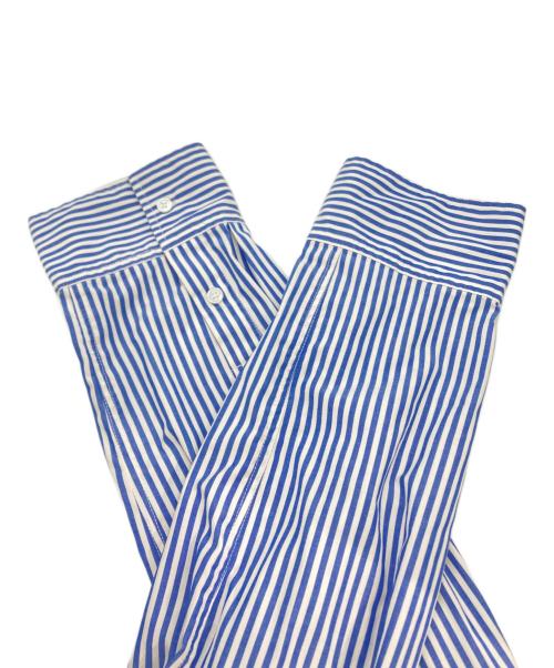 lounge WRAY（ラウンジレイ）lounge WRAY (ラウンジレイ) オーバーサイズシャツ ホワイト×ブルー サイズ:Freeの古着・服飾アイテム