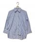 lounge WRAY（ラウンジレイ）の古着「オーバーサイズシャツ」｜ホワイト×ブルー
