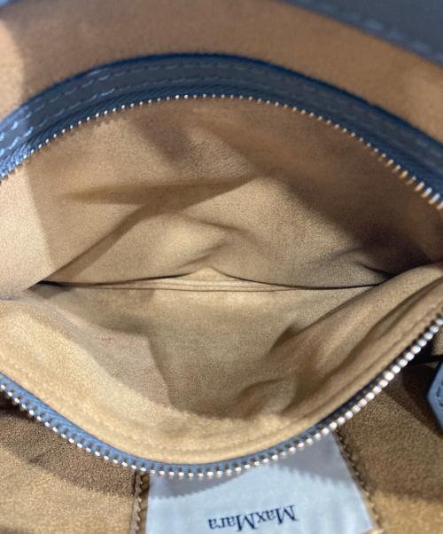 MaxMara（マックスマーラ）MaxMara (マックスマーラ) ボア 2WAYバッグ グレーの古着・服飾アイテム
