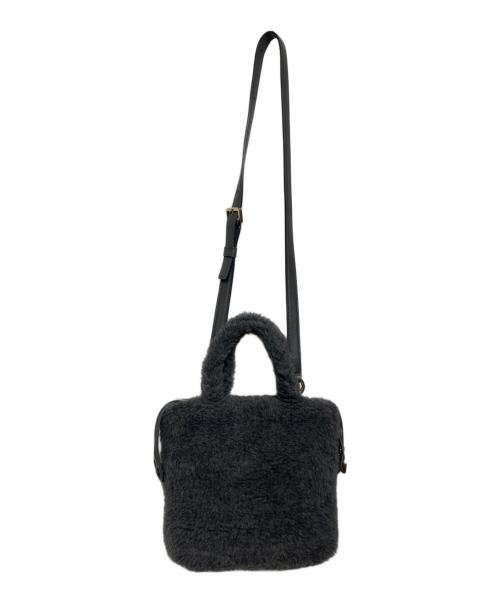 MaxMara（マックスマーラ）MaxMara (マックスマーラ) ボア 2WAYバッグ グレーの古着・服飾アイテム