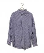 TRISECT 2 JOURNAL STANDARD×THOMAS MASONトライセクトツー ジャーナルスタンダード×トーマスメイソン）の古着「ストライプシャツ」｜ブルー×ホワイト