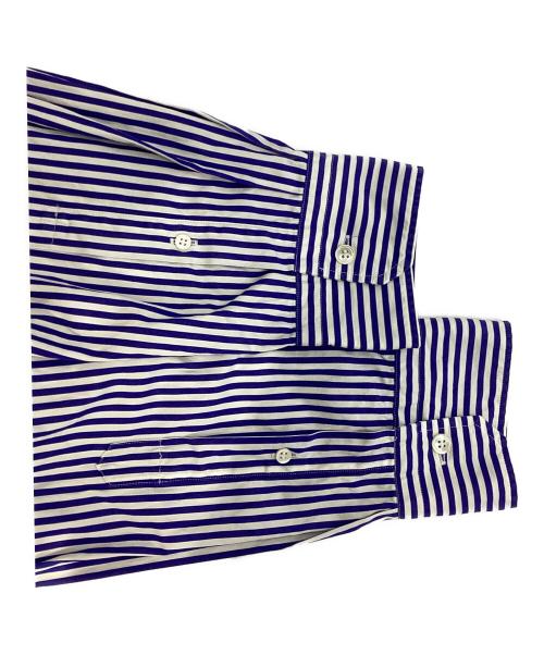 TRISECT 2 JOURNAL STANDARD（トライセクトツー ジャーナルスタンダード）TRISECT 2 JOURNAL STANDARD (トライセクトツー ジャーナルスタンダード) THOMAS MASON (トーマスメイソン) ストライプシャツ ブルー×ホワイト サイズ:Lの古着・服飾アイテム
