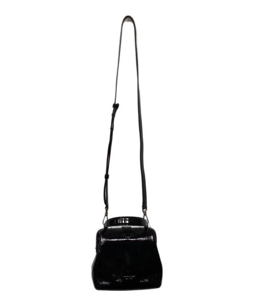 Kate Spade（ケイトスペード）Kate Spade (ケイトスペード) レメディ パテント 2WAYミニショルダーバッグPXR00336 ブラックの古着・服飾アイテム