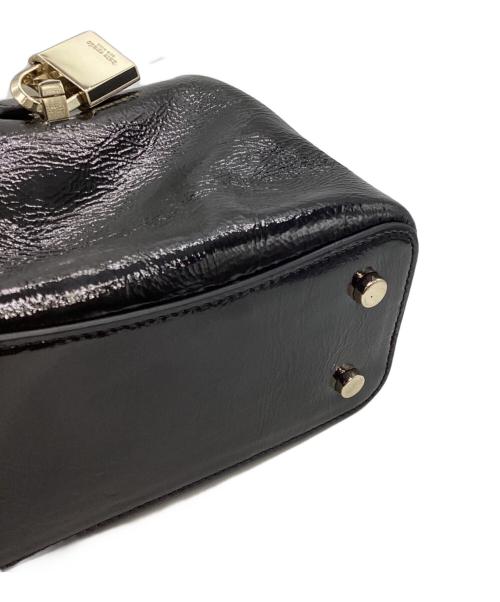 Kate Spade（ケイトスペード）Kate Spade (ケイトスペード) レメディ パテント 2WAYミニショルダーバッグPXR00336 ブラックの古着・服飾アイテム