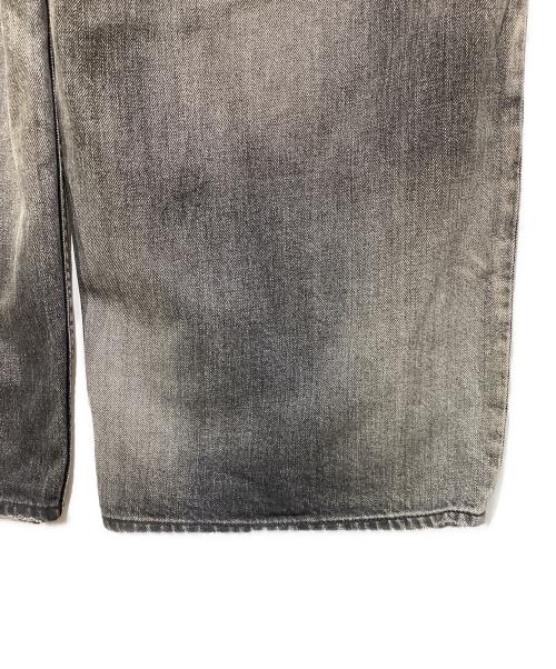 ANCELLM（アンセルム）ANCELLM (アンセルム) AGING WIDE 5P DENIM PANTS ANC-PT59 ブラック サイズ:2の古着・服飾アイテム