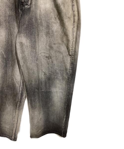ANCELLM（アンセルム）ANCELLM (アンセルム) AGING WIDE 5P DENIM PANTS ANC-PT59 ブラック サイズ:2の古着・服飾アイテム